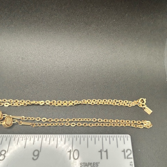 L0003 Emmons Vintage Long Gold tone Chain appx 52” - Picture 5 of 6